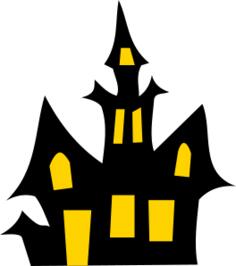 Haunted house vector image