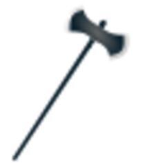 Halloween axe icon vector graphics