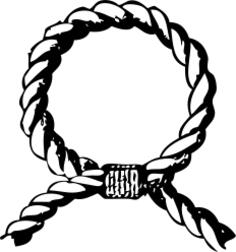 Half a crown marine knot vector graphics