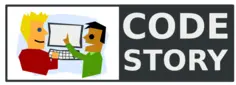 Code Story logo vector image