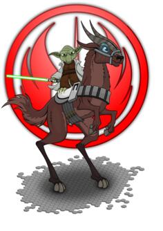 Vector image of Yoda