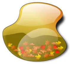 Fall landscape vector illustration