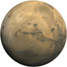 Planet Mars vector image