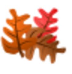 Vector image of autumn leaves