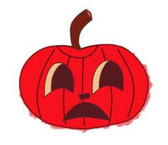 Halloween pumpkin 2 vector image