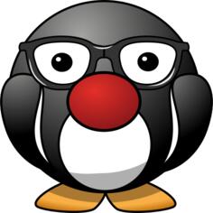 Chunky Penguin mascot vector iMage