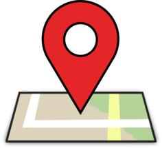 Map location icon vector image