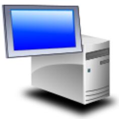 Terminal server icon vector image