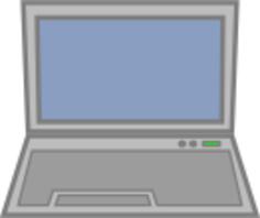 Laptop computer icon vector illustration