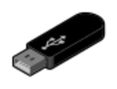 USB thumb drive 4 vector image