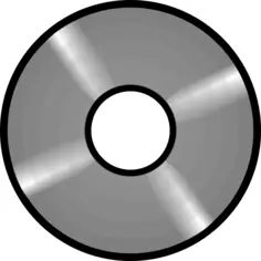 Optical disc vector image