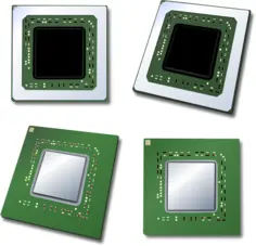 Four CPUs vector image