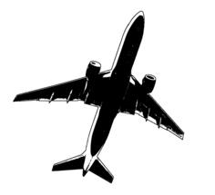 Boeing 777 vector drawing
