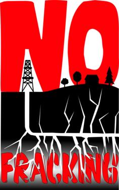 No fracking vector illustration
