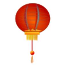 Chinese lantern vector image