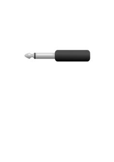 Vector clip art of a phone connector