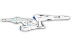 New Spaceship Enterprise vector drawing