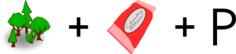 Vector image of a rebus for Forrest Gump movie