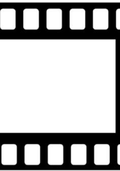 Movie tape detail vector image
