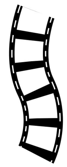 Movie tape vector illustration