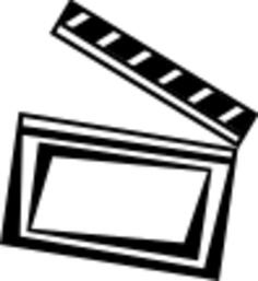 Clapperboard vector image