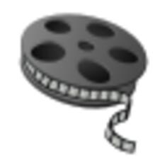 Roll of film vector drawing