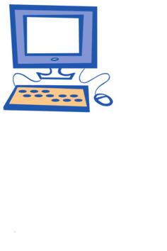 Simple computer vector drawing