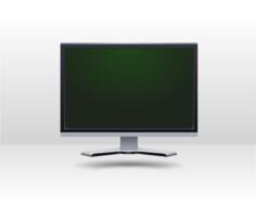 Computer screen vector drawing