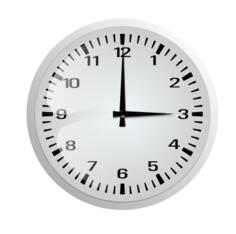 Clock without frame vector drawing