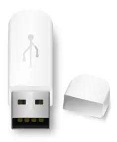 USB flash drive icon vector image