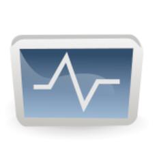 Heart monitor icon vector illustration