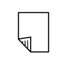 Paperface icon vector image