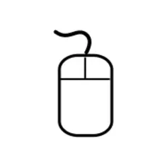 wiredComputer mouse vector icon