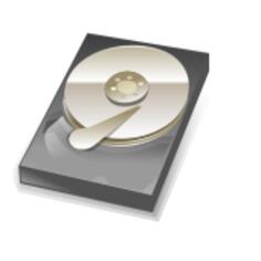 Vector graphics of hard disk icon