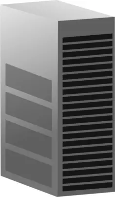 Vector image of racks