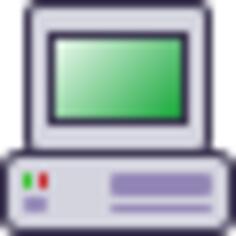 Computer host icon vector image