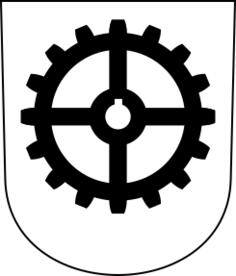 Industriequartier coat of arms vector image