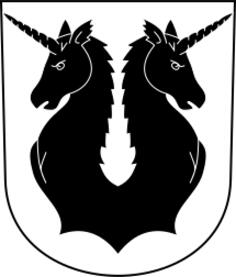Mettmenstetten coat of arms with frame vector image