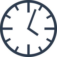 Simple clock vector graphics