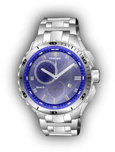 Photorealistic vector image of wristwatch