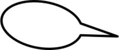 Speech comic bubble vector image