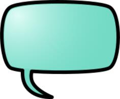 Color speech bubble vector illustration