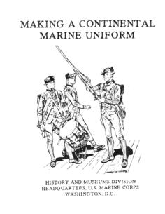 US Marine uniform making vector image
