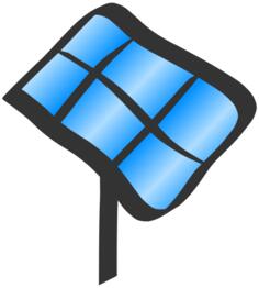 Solar panel vector image
