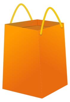 Vector illustration of a shopping bag