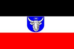 Flag of German South-West Africa vector illustration