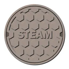 Cable chamber cover vector illustration