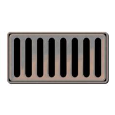 Modern manhole cover vector image