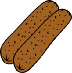 Sausage vector graphics