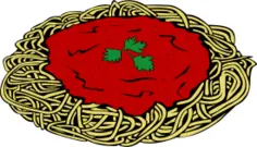 Spaghetti vector graphics